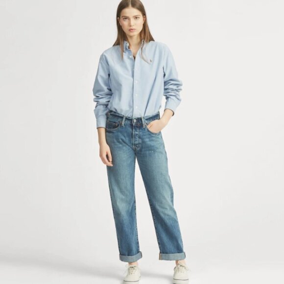 Polo Ralph Lauren The Neale Loose Boyfriend Jean Acid Wash Size 28 Very Rare! - Picture 2 of 10